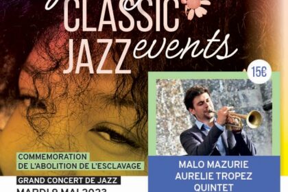 Save the Date : 9 Mai 2023 – Malo Mazurié & Aurélie Tropez Quintet au Temple Protestant de La Rochelle